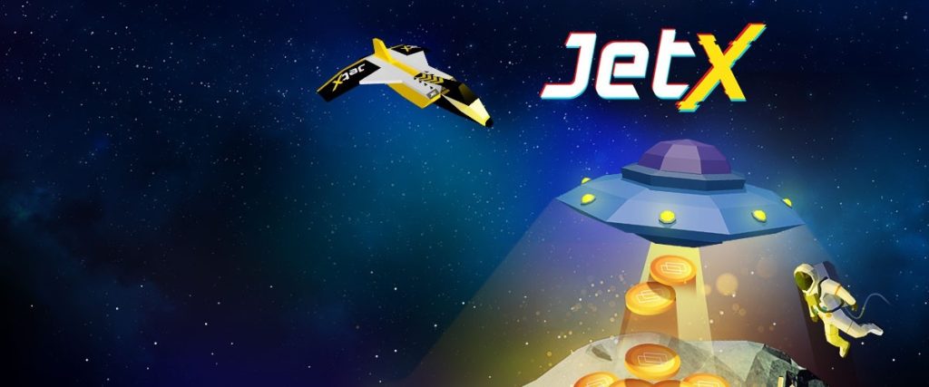 JetX logo representing the exciting and innovative crash game