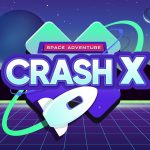 Crash X game logo showcasing dynamic gameplay theme