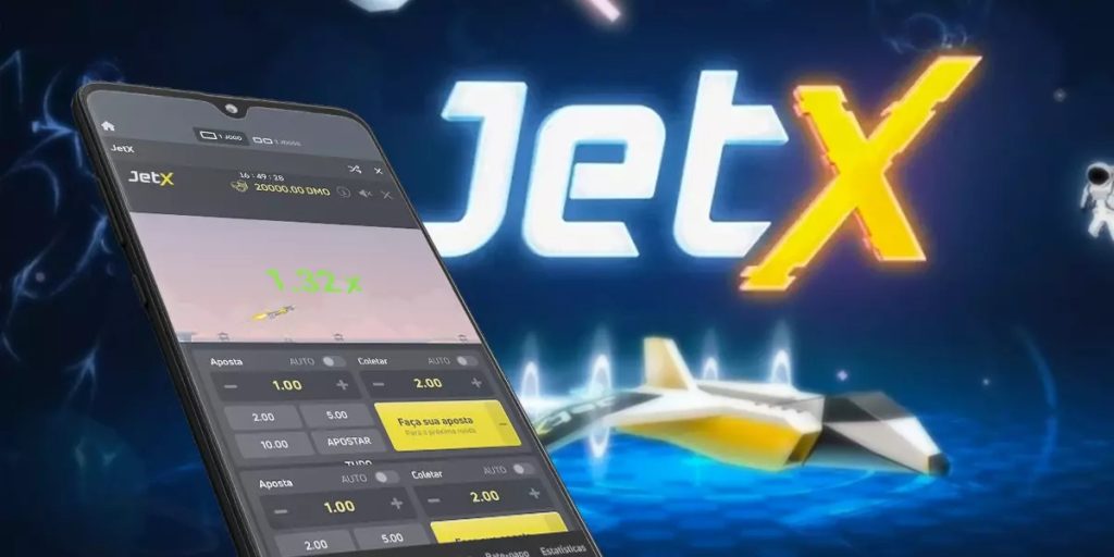 JetX mobile gameplay showing seamless action on a smartphone screen