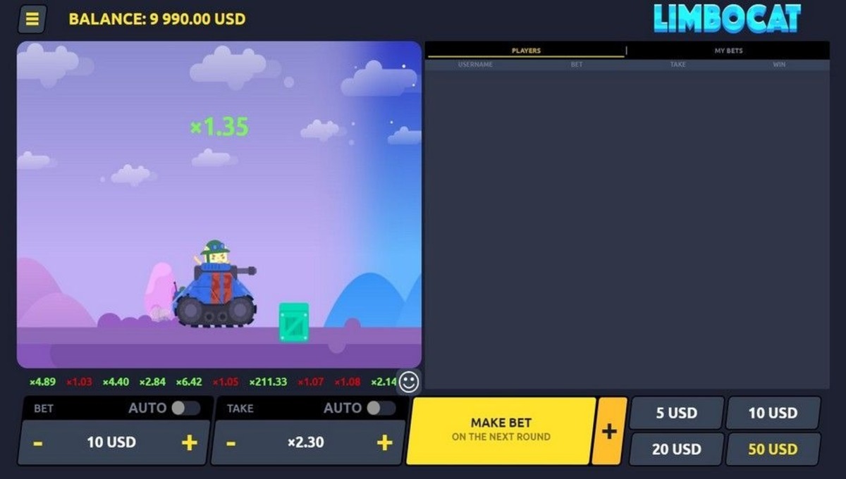 Limbocat Game Interface