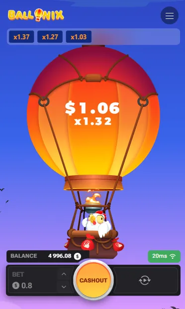 Ballonix Chicken game