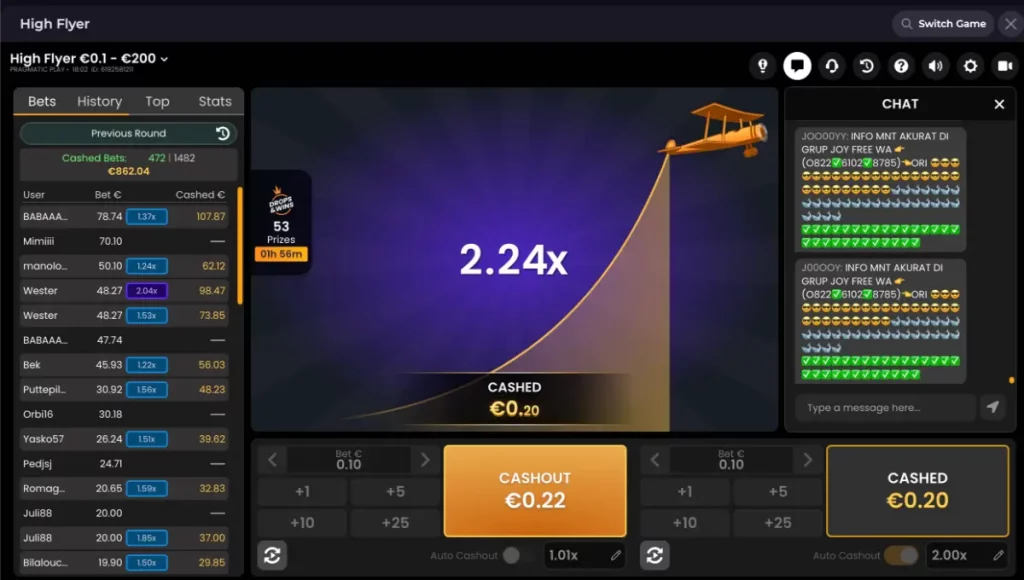 High Flyer Game App
