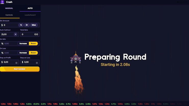 Roobet Crash – Deposits & Withdrawals