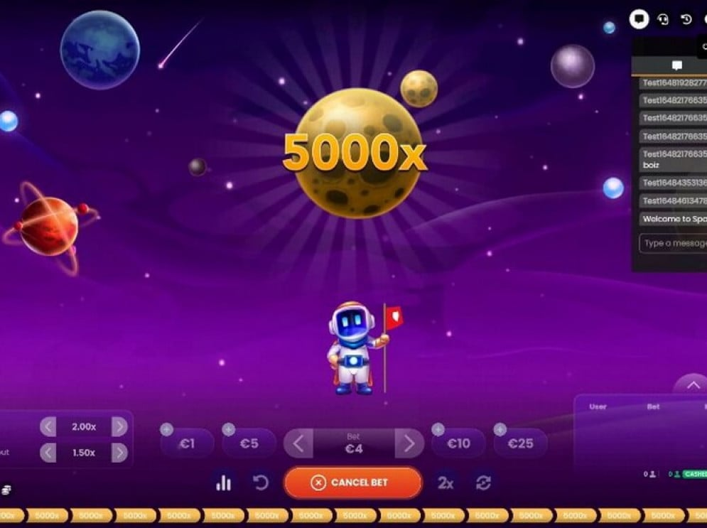 Spaceman – Deposits & Withdrawals