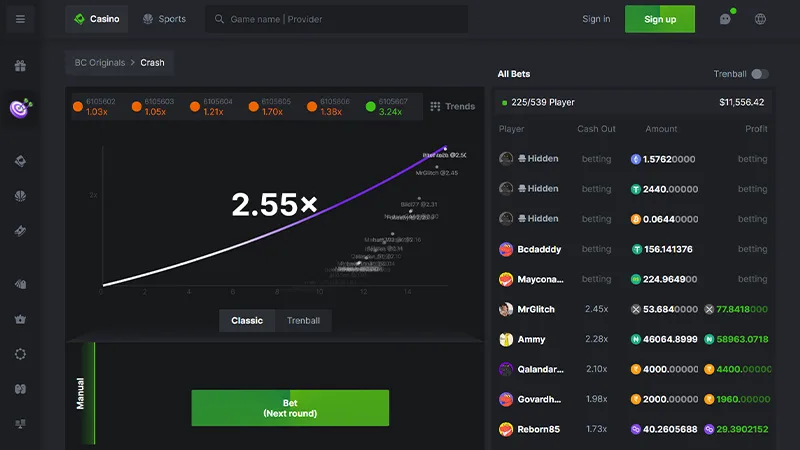 Martingale & Anti-Martingale with Auto Cash-Out
